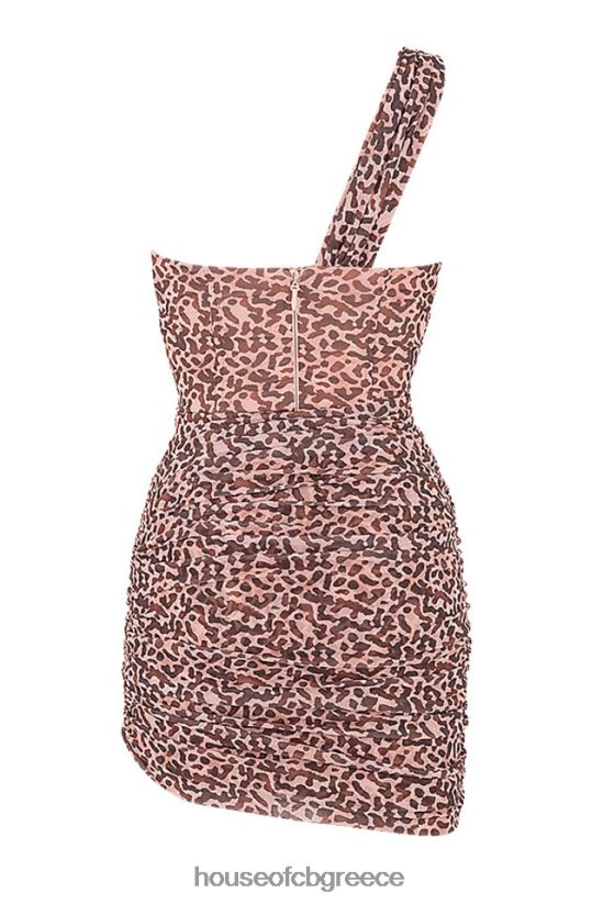 House of CB Μίνι φόρεμα με animal print clementine V86V6T583 είδη ένδυσης