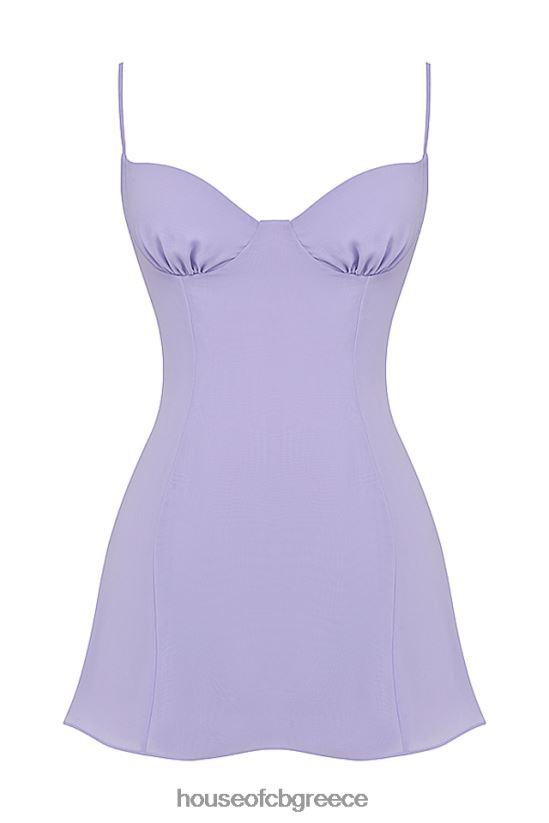 House of CB Μίνι φόρεμα christiana lavender V86V6T265 είδη ένδυσης