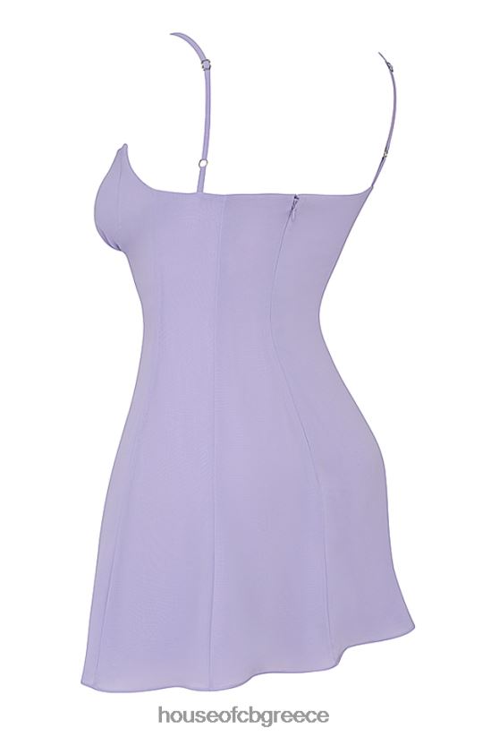 House of CB Μίνι φόρεμα christiana lavender V86V6T265 είδη ένδυσης