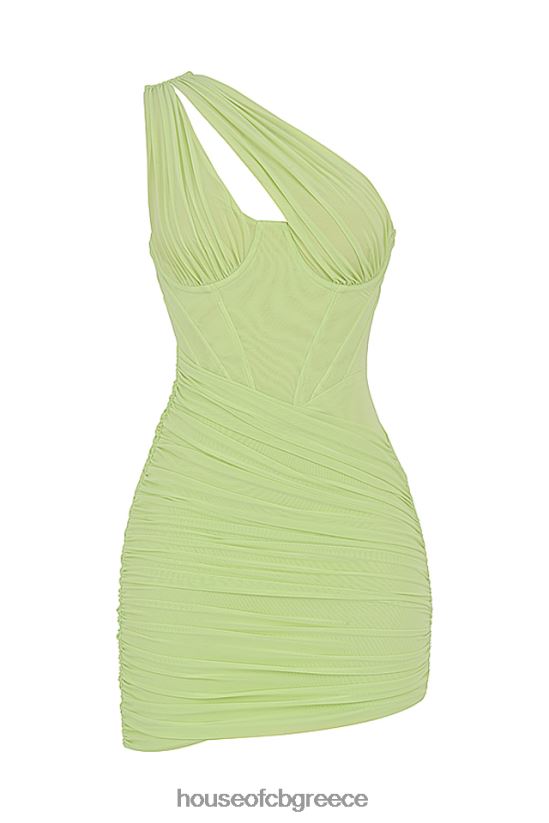 House of CB Μίνι φόρεμα clementine lime cut out V86V6T547 είδη ένδυσης