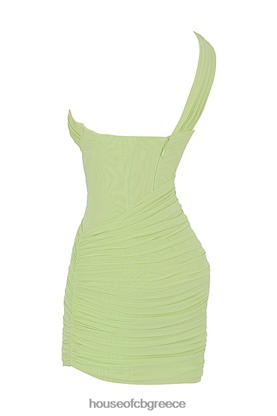 House of CB Μίνι φόρεμα clementine lime cut out V86V6T547 είδη ένδυσης