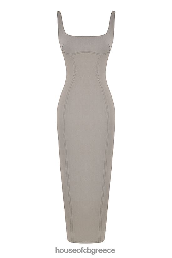 House of CB μάξι φόρεμα rea smoke bodycon V86V6T371 είδη ένδυσης