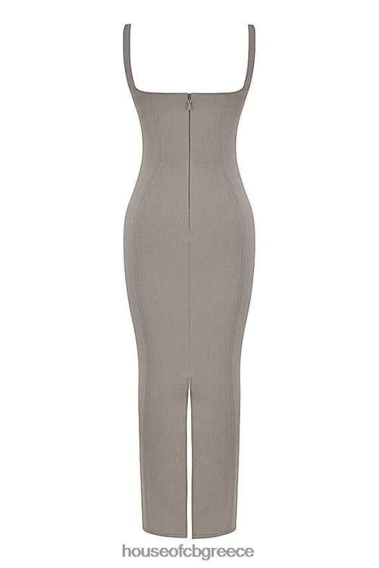 House of CB μάξι φόρεμα rea smoke bodycon V86V6T371 είδη ένδυσης