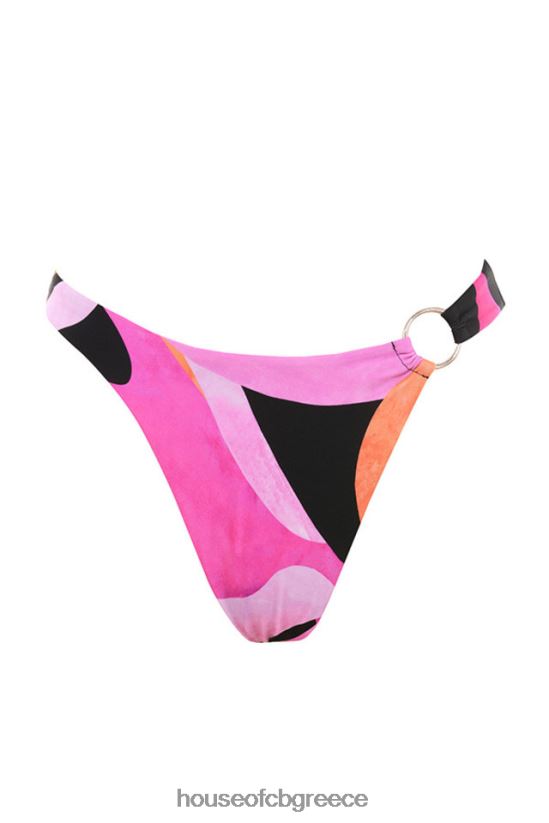 House of CB cala pink black halter μπικίνι V86V6T1242 είδη ένδυσης