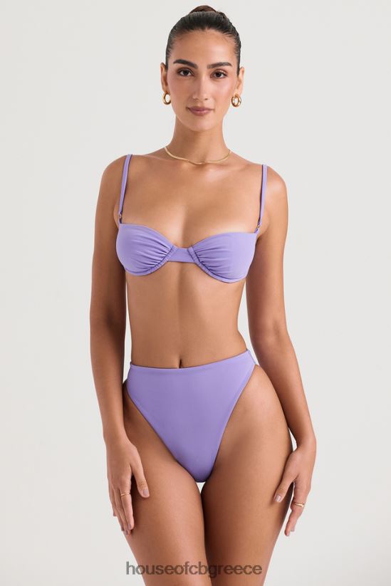 House of CB mykonos violet ψηλόμεσο κάτω μέρος μπικίνι V86V6T1235 είδη ένδυσης