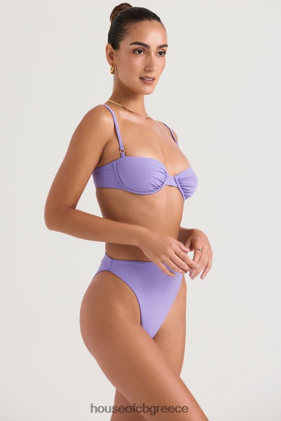 House of CB mykonos violet ψηλόμεσο κάτω μέρος μπικίνι V86V6T1235 είδη ένδυσης