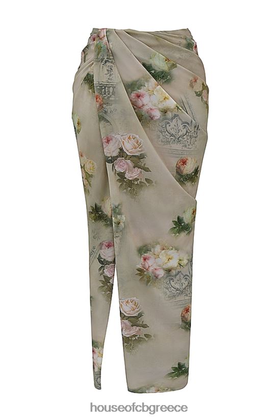 House of CB vesper vintage floral maxi φούστα V86V6T869 είδη ένδυσης