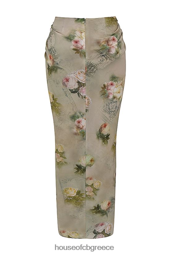 House of CB vesper vintage floral maxi φούστα V86V6T869 είδη ένδυσης