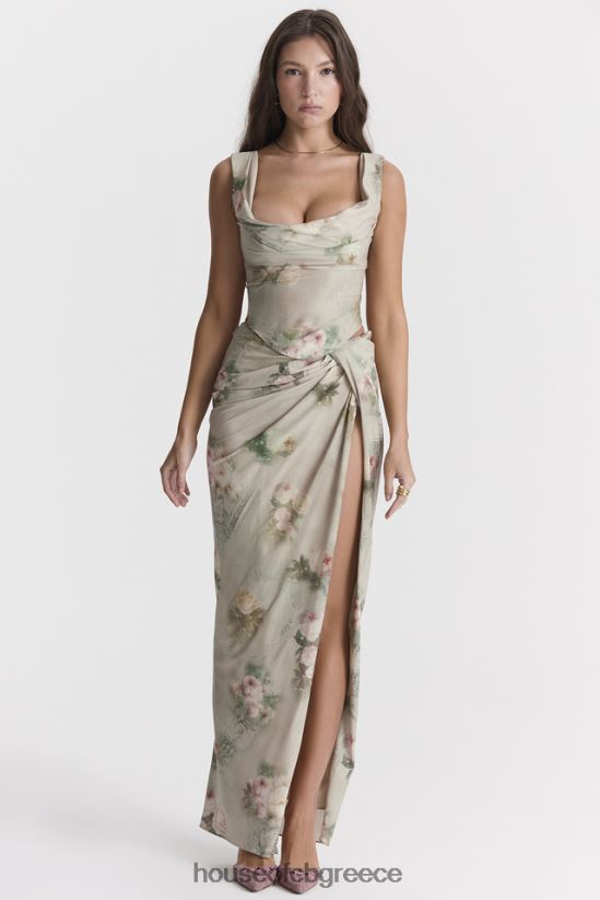 House of CB vesper vintage floral maxi φούστα V86V6T869 είδη ένδυσης