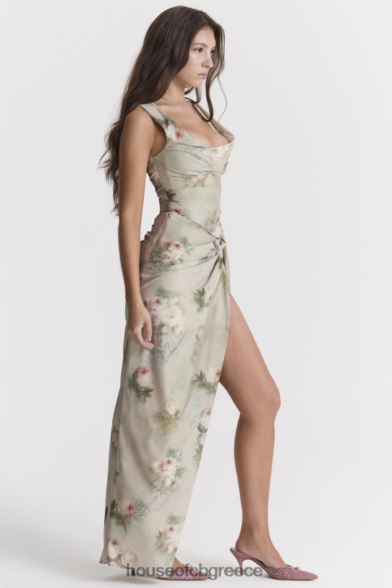 House of CB vesper vintage floral maxi φούστα V86V6T869 είδη ένδυσης