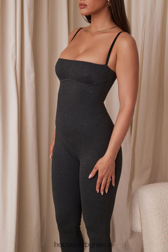 House of CB Ολόσωμη φόρμα luisa charcoal loungear V86V6T885 είδη ένδυσης