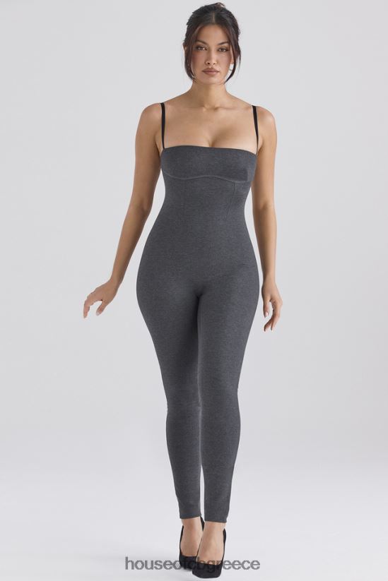 House of CB Ολόσωμη φόρμα luisa charcoal loungear V86V6T885 είδη ένδυσης