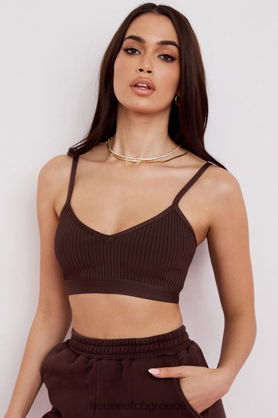 House of CB bralette με καφέ επίδεσμο V86V6T760 είδη ένδυσης