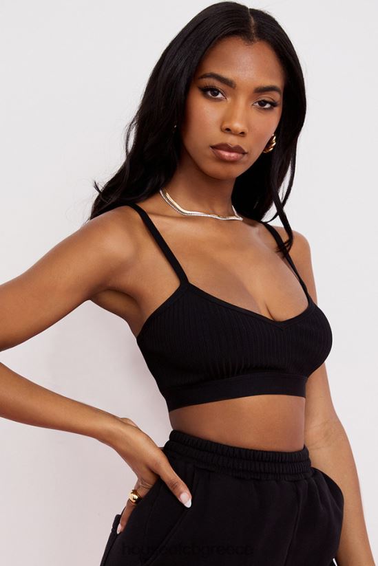 House of CB bralette επιδέσμου μελάνι evie V86V6T758 είδη ένδυσης