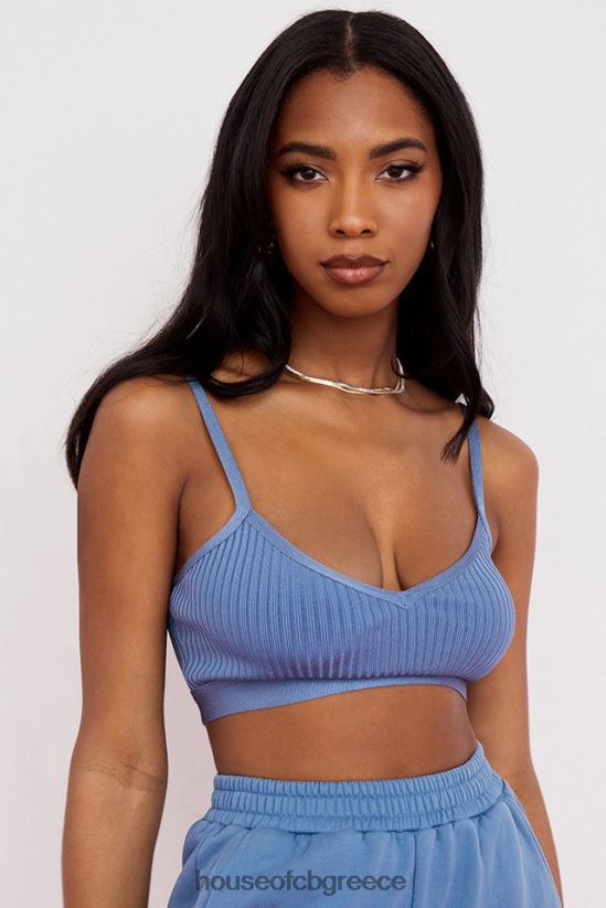 House of CB bralette με επίδεσμο evie azure V86V6T759 είδη ένδυσης